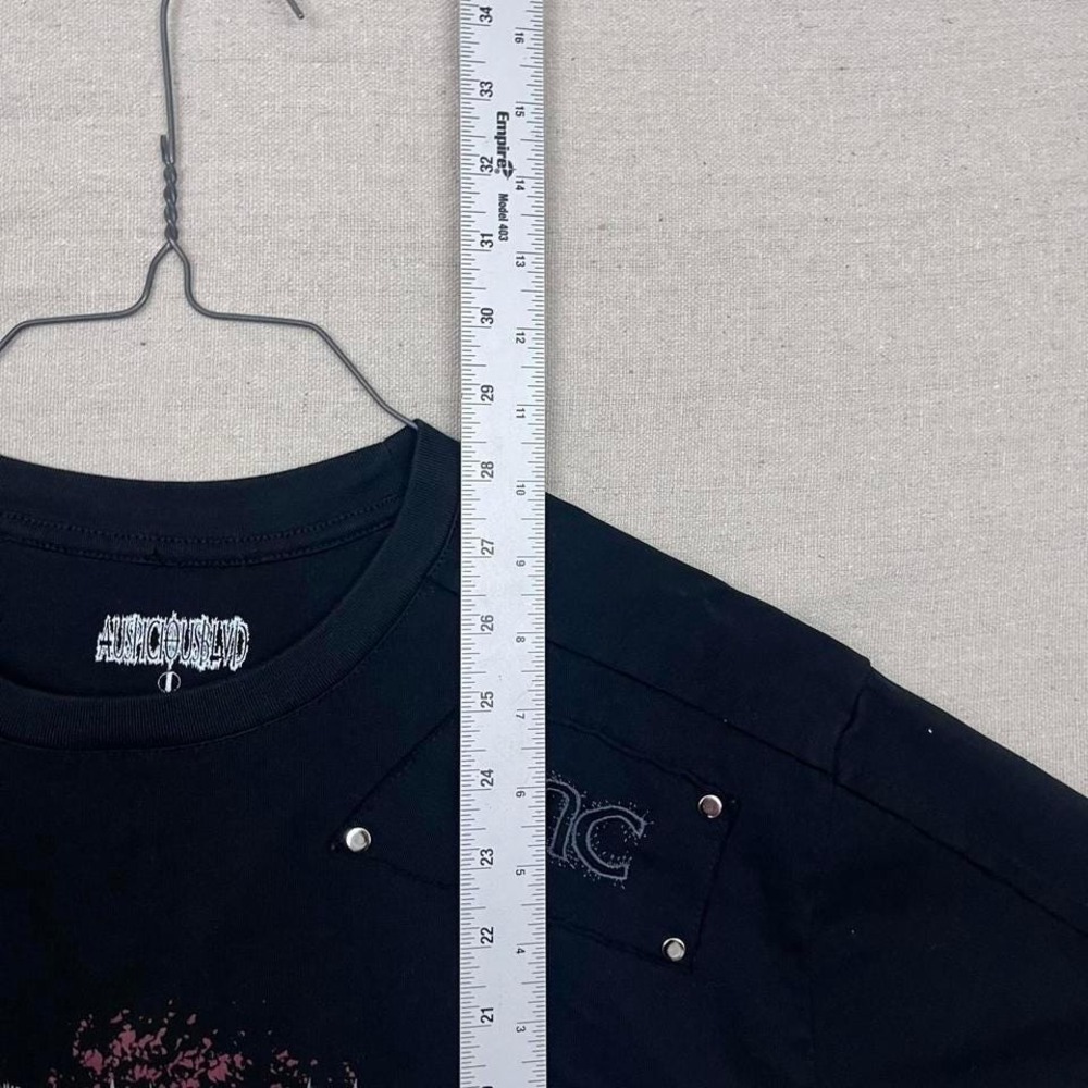 AuspiciousBLVD Incarcerated Tee Shirt Gym Heavyweight Cotton Graphic Tee Black - Picture 5 of 5